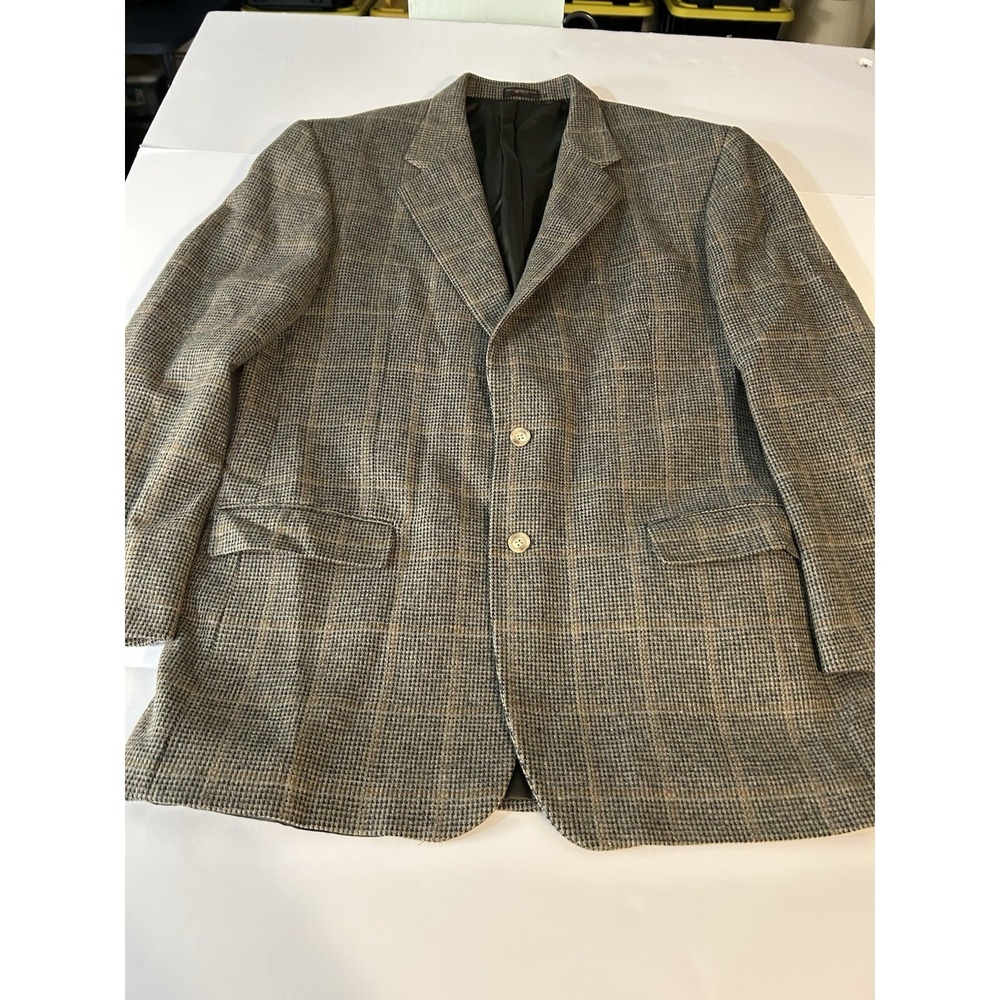 43Long Tweed Men's Black, Gray‎ & Brown Blazer by Davidsons